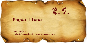 Magda Ilona névjegykártya